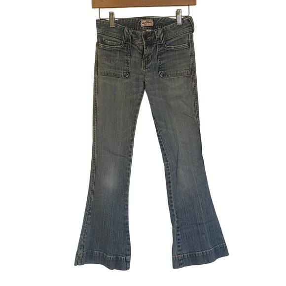 Abercrombie Flare Jeans sz 12 SLIM - Picture 1 of 9